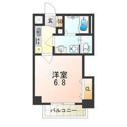 Luxe尼崎WESTの物件間取画像